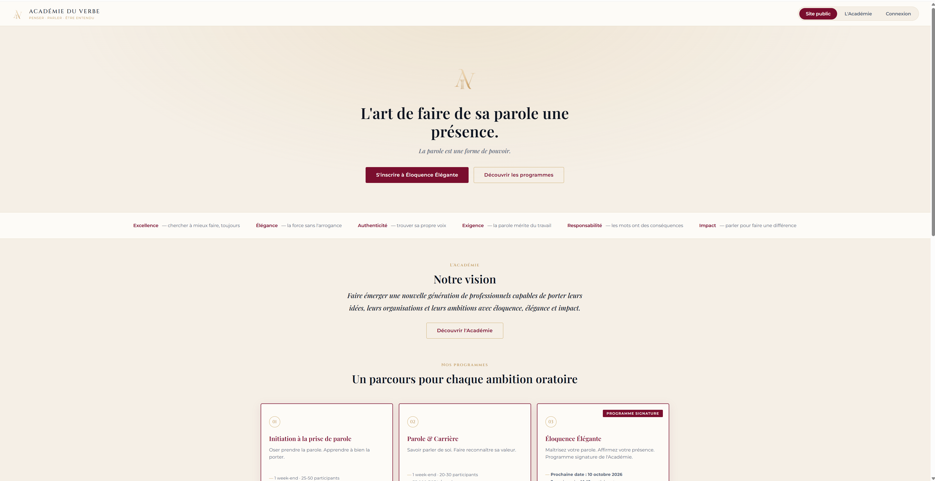 Académie du verbe